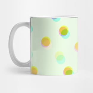 Celofane Of Green Pastel Dots Mug